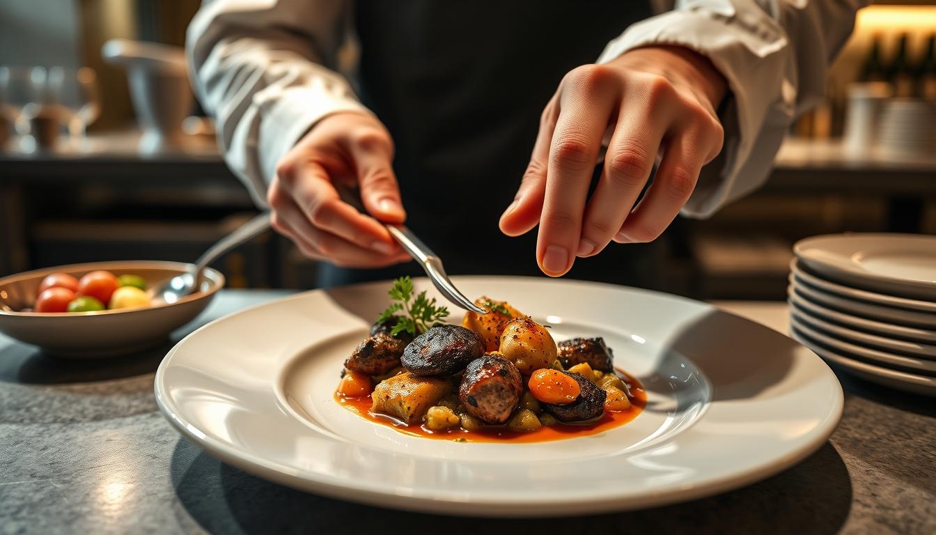 Seasonal meal prepared in a home kitchen